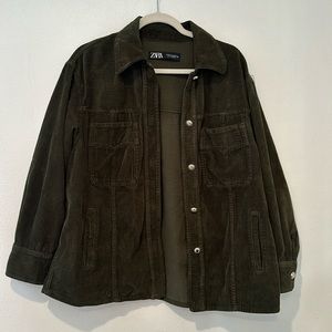 Zara forest green jacket
